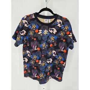 Adidas Originals x Forbidden City LNY Tee Navy Womens Sz S Lunar Year